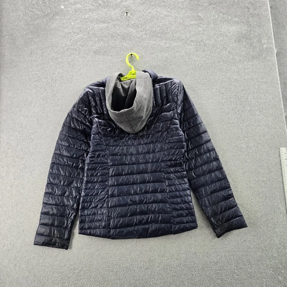 Tommy Hilfiger Men Jacket S Blue Natural‎ Down Puffer Knit Fleece Liner